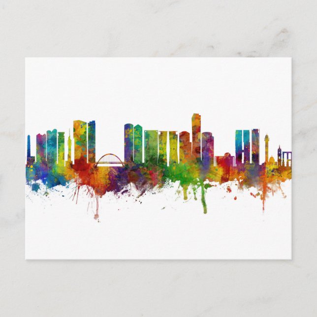 Tel Aviv Israel Skyline Postcard (Front)