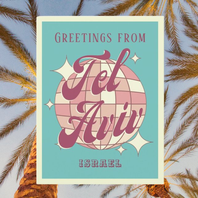 Tel Aviv Israel vacation retro Postcard (Creator Uploaded)
