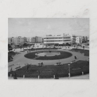 Tel Aviv's Dizengoff Circle in the 1930's Postcard