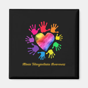 Telangiectasia Awareness Hands Ataxia Telangiect G Magnet