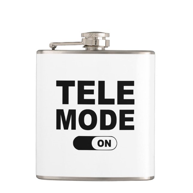 Tele Mode On Hip Flask (Front)