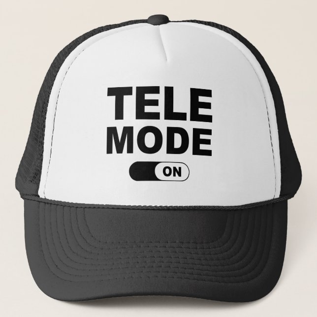 Tele Mode On Trucker Hat (Front)