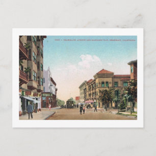 Telegraph Ave., Berkeley, California Vintage Postcard