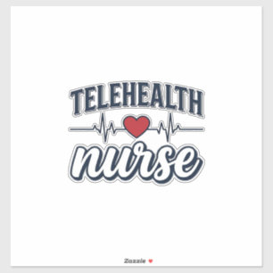 Telehealth Nurse Heartbeat Vintage Shirt Design_1
