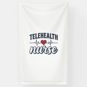 Telehealth Nurse Heartbeat Vintage Shirt Design_1 Banner