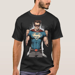 Telekinetic Superhero T-Shirt Design
