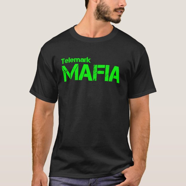 Telemark Mafia  Ski T-Shirt (Front)