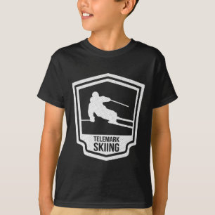Telemark Skiing Telemarking Norway Skier Ckcountry T-Shirt