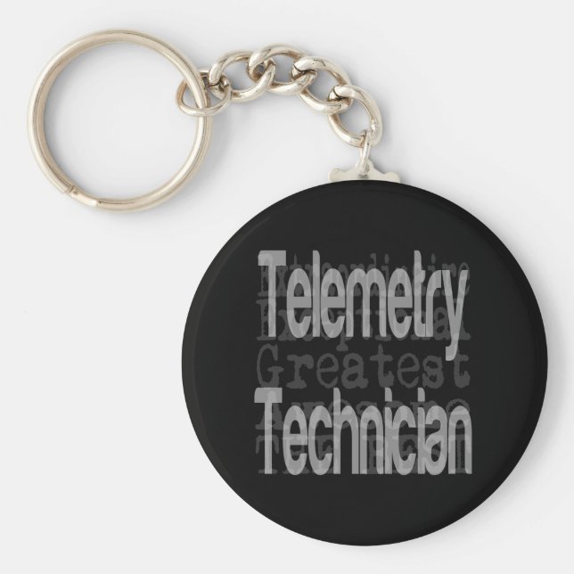 Telemetry Technician Extraordinaire Key Ring (Front)