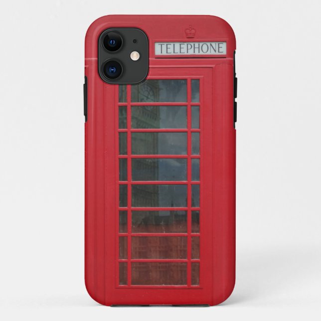 Telephone Booth Case-Mate iPhone Case (Back)