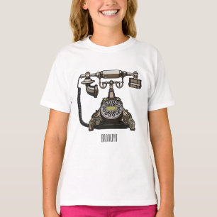 Telephone cartoon illustration T-Shirt