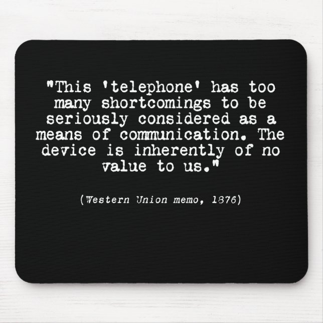 Telephone Mouse Pad (Front)