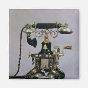 Telephone, National Telephone Service, USA, 1890 Magnet