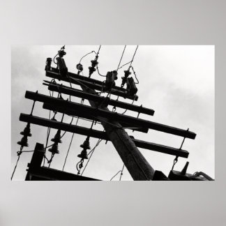 Telephone pole poster