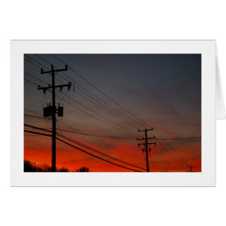 Telephone Pole Sunset