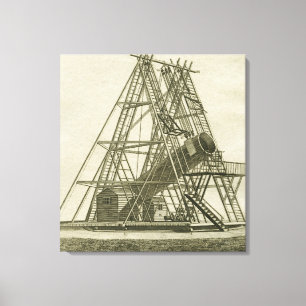 Telescope Antique SCIENCE EQUIPMENT 18TH CENTURY Canvas Print