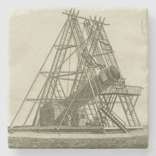 Telescope Antique SCIENCE EQUIPMENT 18TH CENTURY Stone Coaster