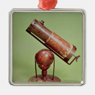 Telescope belonging to Sir Isaac Newton  1671 Metal Tree Decoration