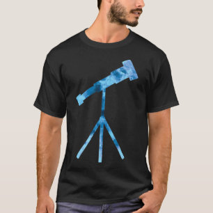 Telescope Lover Astronomy Eclipse Astronomer Stars T-Shirt