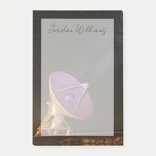 Telescope Milky Way | San Agustin New Mexico Post-it Notes (Front)