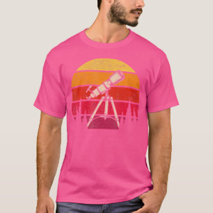 Telescope Sunset Astronomy T-Shirt