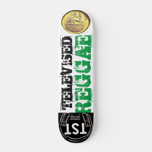 TELEVISED REGGAE Skateboard (Front)