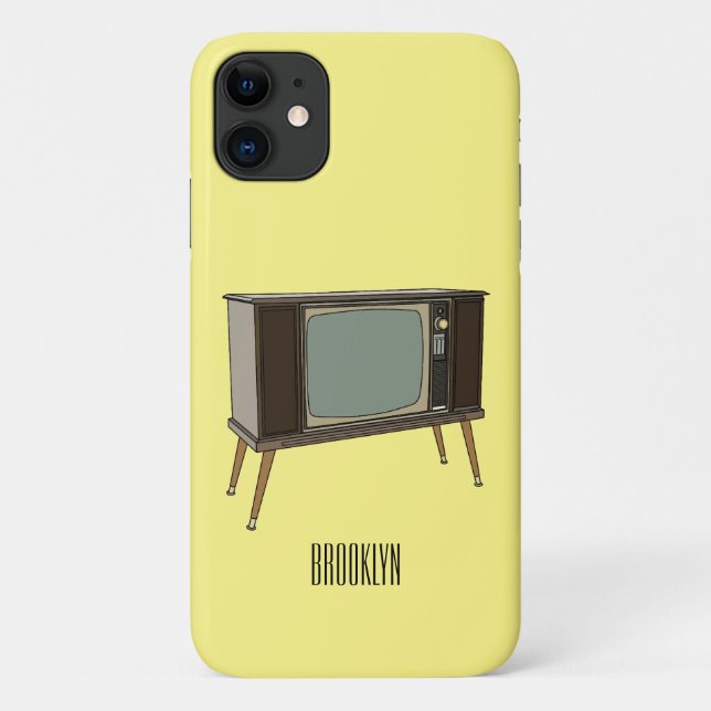 Television cartoon illustration Case-Mate iPhone case (Back)