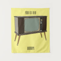 Television cartoon illustration
