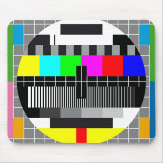 television test screen mouse pad