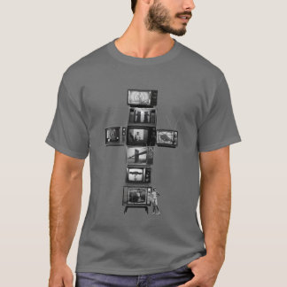 Televisions Cross Mens T-shirt