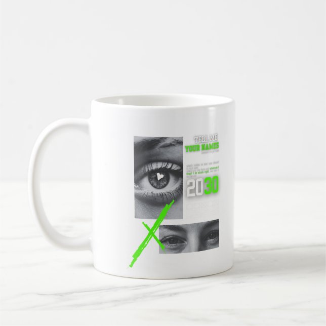 Tell Me Coffee Mug (Left)