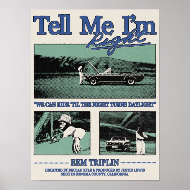 Tell Me I'm Right  Poster (Front)