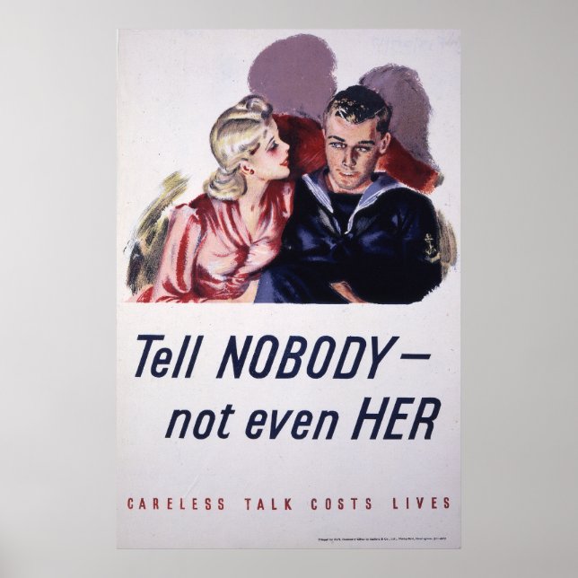 Tell Nobody - Not Even Her Poster (Front)