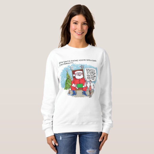 Tell Santa sweatshirt (Front Full)