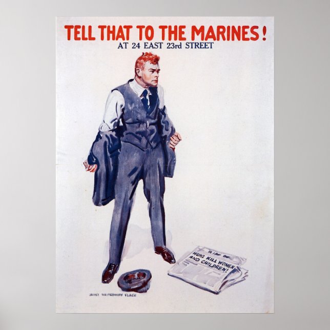Tell That To The Marines Poster (Front)