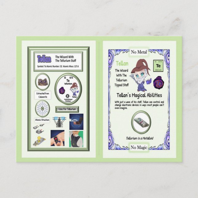 Tellan - Tellurium Trading Card (Front)