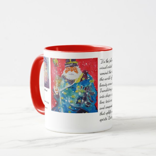 Telling Old War Stories / Artist Larry Lerew Mug (Front Left)