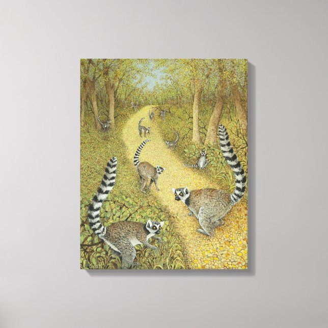 Telling tales canvas print (Front)