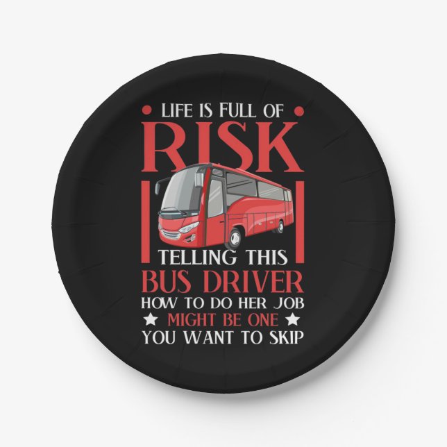 Telling This Bus Driver How To Do Paper Plate (Front)