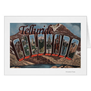 Telluride, Colorado - Large Letter Scenes