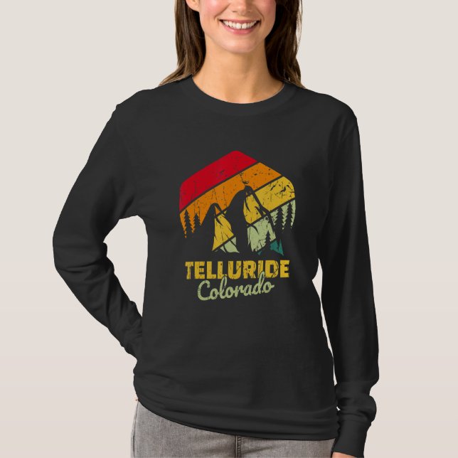 Telluride Colorado Mountain Bear T-Shirt (Front)