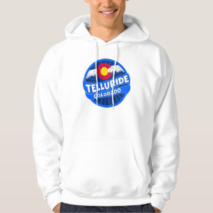 Telluride Colorado mountain burst hoodie