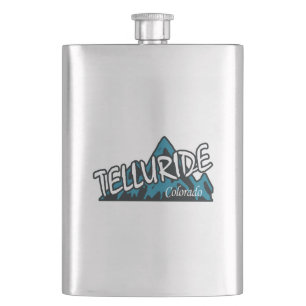 Telluride Colorado Mountains Hip Flask