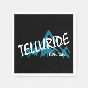 Telluride Colorado Mountains Napkin