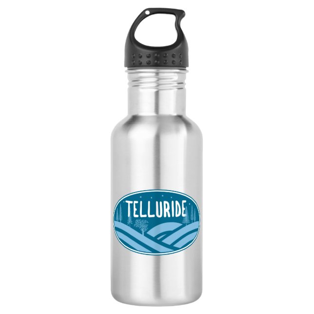 Telluride Colorado Outdoors 532 Ml Water Bottle (Front)