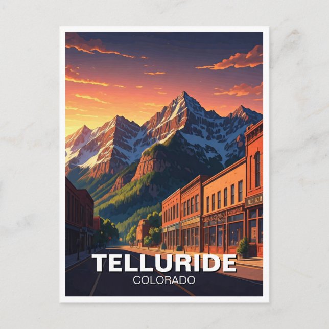 Telluride Colorado Postcard (Front)