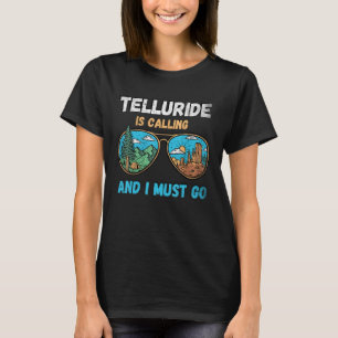 Telluride Colorado Retro Mountains Telluride 2 T-Shirt