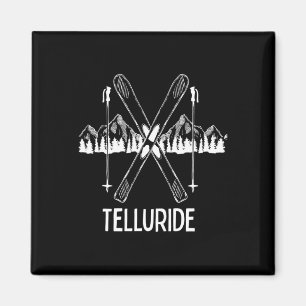 Telluride Colorado Rocky Mountains Co Skiing Snowb Magnet