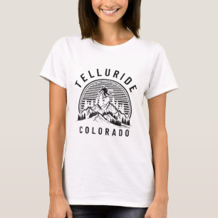 Telluride Colorado Ski Skiing Vintage Pride Souven T-Shirt