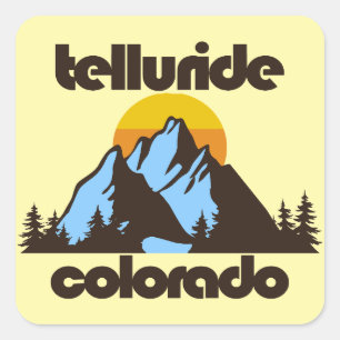 Telluride,Colorado Square Sticker